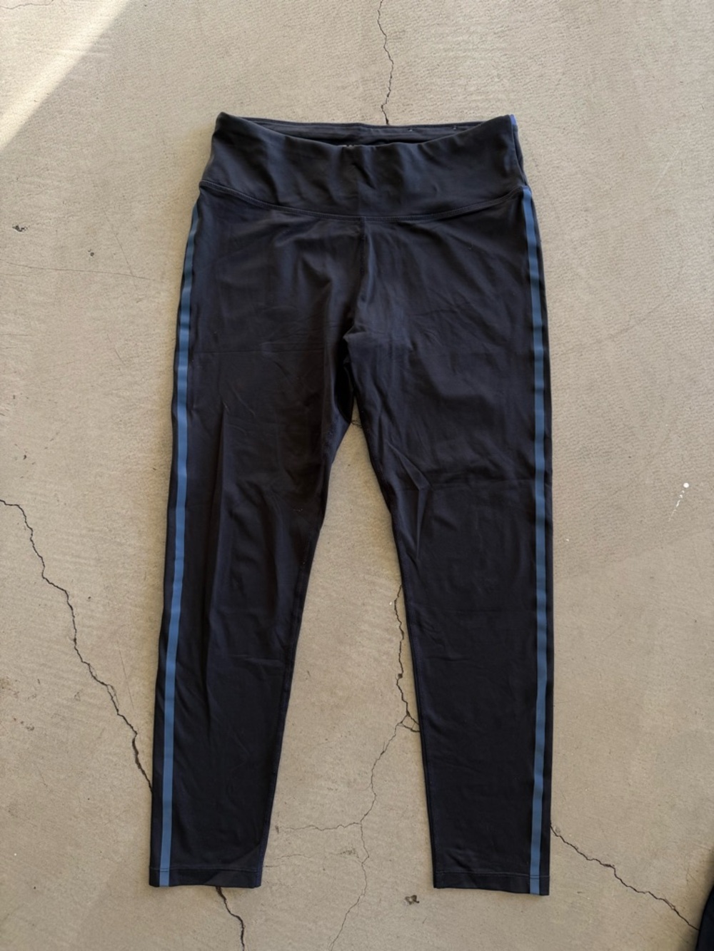 DKNY Sport / Logo Fitness High Rise Leggings / black